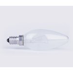 Лампа накаливания 230-40W прозр. ДС Е14 свеча (100 шт. в упаковке) 0 11590074