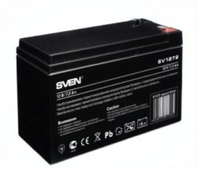 Фото 1/10 Sven SV 1272 (12V 7.2Ah) батарея аккумуляторная