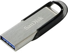 Фото 1/9 SanDisk USB Drive 128Gb Ultra Flair SDCZ73-128G-G46 {USB3.0, Black}