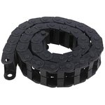E14.4.028.0, E14, e-chain Black Cable Chain - Flexible Slot, W62 mm x D25mm ...