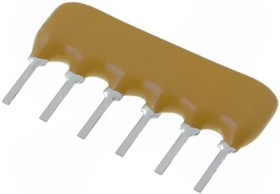 Фото 1/2 4606X-101-333LF, Резисторная сборка X, 33 кОм, Кол-во резисторов 5, THT, 200мВт