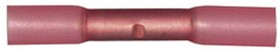 Butt connector with heat shrink insulation, 0.75-1.0 mm², AWG 20 to 18, red, 36 mm