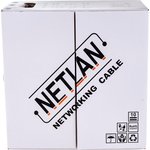 Кабель NETLAN U/UTP 4 пары, cat.5e, CU(медь), внутренний, PVC, одножильный ...