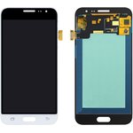 Дисплей (экран) в сборе с тачскрином для Samsung Galaxy J3 (2016) SM-J320F белый ...