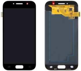 Дисплей (экран) в сборе с тачскрином для Samsung Galaxy A5 (2017) SM-A520F черный (Premium SC LCD)