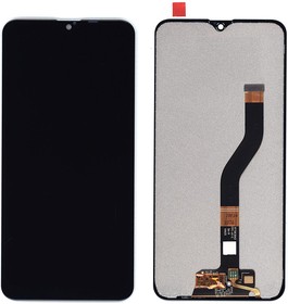 Дисплей (экран) в сборе с тачскрином для Samsung Galaxy A10s SM-A107FD черный (TFT-совместимый)