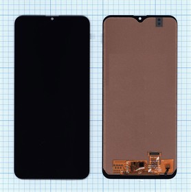 Дисплей (экран) в сборе с тачскрином для Samsung Galaxy A20 SM-A205FD черный (TFT-совместимый)