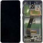 Дисплей (экран) в сборе с тачскрином для Samsung Galaxy S20 SM-G980F черный с ...