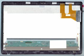 Экран в сборе (матрица + тачскрин) для Asus Q500A-1B черный с рамкой
