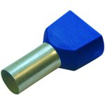 Haupa Гильза конечная для двух проводов, 2,5/13 цвет синий (упак.100шт)