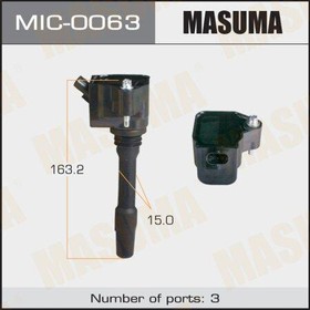 MIC-0063, Катушка зажигания MASUMA MIC0063 BMW 1,2,3,X1 / B38B15, B48B20, B58B30 14-