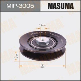 Фото 1/2 MIP-3005, Ролик приводного ремня Mitsubish Pajero Sport 08-, L200 05- (4D56T,4M41T) натяжной Masuma