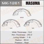 MK-1261, Колодки тормозные Nissan Micra/March (K12) 02-11 ...