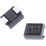 200V 3A, Schottky Diode, 2-Pin DO-214AA S320