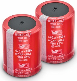 47μF Aluminium Electrolytic Capacitor 450V dc, Snap-In - 861101483001