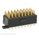 SMS36GE4, SMS Series Straight PCB Mount PCB Socket, 36-Contact, 4-Row, 5.08mm Pitch, Solder Termination