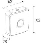 4L1/8036, PIR Motion Detector PIR Sensor, 3m Sensor Range