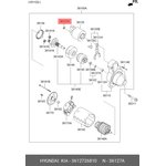 Гайка M7 HYUNDAI/KIA 3612726810