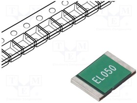 SL050-60, Предохранитель: полимерный PTC, 500мА, 2920