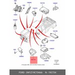 3W1Z-19C734-AA, 3W1Z-19C734-AA_Датчик управления температурой отопителя