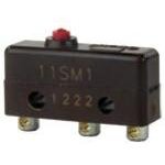 11SM1, Basic / Snap Action Switches 5A Solder Actuator-PIN Plunger