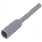 459706, Bootlace Ferrule 0.14mm² Grey 10.6mm Pack of 100 pieces