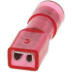 LNDDF2216T110A8, TERMINAL, FEMALE DISCONNECT, 0.11IN, RED