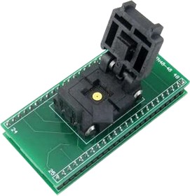 Фото 1/2 ADA-QFN48, 0.5mm Pitch IC Socket Adapter, 48 Pin Female QFN to 48 Pin Male DIP