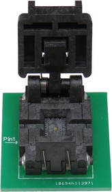 Фото 1/3 ADA-QFN8, 0.5mm Pitch IC Socket Adapter, 8 Pin Female QFN to 8 Pin Male DIP