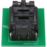ADA-QFN8, 0.5mm Pitch IC Socket Adapter, 8 Pin Female QFN to 8 Pin Male DIP