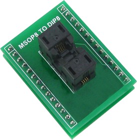 ADA-SSOP8-118, 0.65mm Pitch IC Socket Adapter, 8 Pin Female SSOP to 28 Pin Male DIP