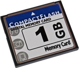 Фото 1/5 CF-IND-1GB, CF-IND CompactFlash Industrial 1 GB SLC Compact Flash Card