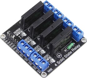 Фото 1/3 SSR-RELAY04-HL Relay for Relay Control Card for Arduino, AVR, PIC, Raspberry Pi, TTL