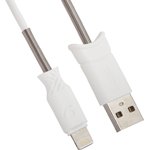 USB кабель HOCO X24 Piscec Charging Cable для Apple (L=1M) (белый)