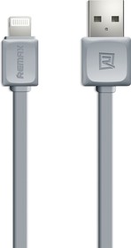 Фото 1/2 USB кабель REMAX Fast Data Series Cable RC-008i для Apple Lightning 8-pin (серый)