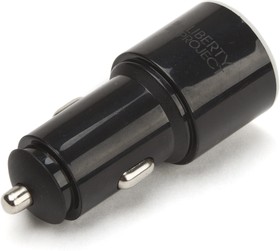 Фото 1/4 Автомобильная зарядка "LP" с двумя USB выходами 2,1А "Barrel Series" черная