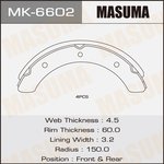 MK-6602, MK-6602_колодки барабанные!\ Fuso (Mitsubishi Trucks) Canter 85-02