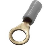 1577624-1, STRATO-THERM Insulated Ring Terminal, #10 Stud Size, Grey