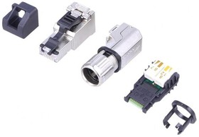 Фото 1/4 J00026A4001, MFP8 Series Male RJ45 Connector, Cable Mount, Cat6a