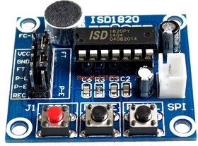 ISD1820 Sound-Voice Recording, Модуль записи звука, Китай | купить в розницу и оптом