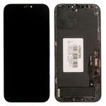 (iPhone 12) дисплей в сборе с тачскрином для Apple iPhone 12, iPhone 12 Pro черный (100%)