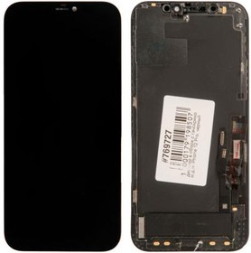 (iPhone 12) дисплей в сборе с тачскрином для iPhone 12, iPhone 12 Pro, черный (Incell)