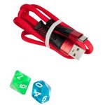 (K41Sa) кабель USB More choice K41Sa для Type-C, 3.0А, длина 1.0м, красный