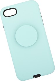 Фото 1/5 Защитная крышка "LP" для iPhone 7/8 "PopSocket Case" (бирюзовая/коробка)