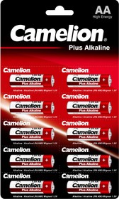 Camelion Plus Alkaline BL1x10 LR6 отрывные (LR6-BP1x10P, пальчиковая батарейка АА 1.5В)
