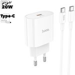 Блок питания (сетевой адаптер) HOCO C94A Metro 1xUSB-C, 3А, PD20W ...