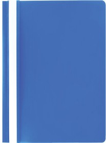 Фото 1/10 Скоросшиватель пластиковый STAFF, А4, 100/120 мкм, голубой, 229236