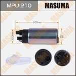 MPU-210, Насос топливный Nissan Tiida (C13) 15-, Sentra 14- +сетка MPU-069 Masuma