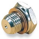 160050018, Nickel Plated Brass Plug Fitting for G1/8in