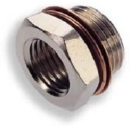 160236848, 15 and 16 Series Series Straight Threaded Adaptor, G 3/4 Male to G 1/2 Female, Threaded Connection Style